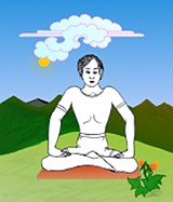 Kum Nye Yoga graphic excercise 75