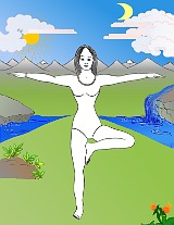 Kum Nye Yoga graphic excercise 62